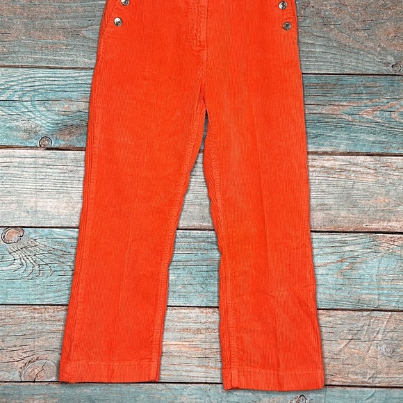 Vilagallo Orange Women’s Pants Wide Leg Button Size 42 10 - Picture 3 of 10